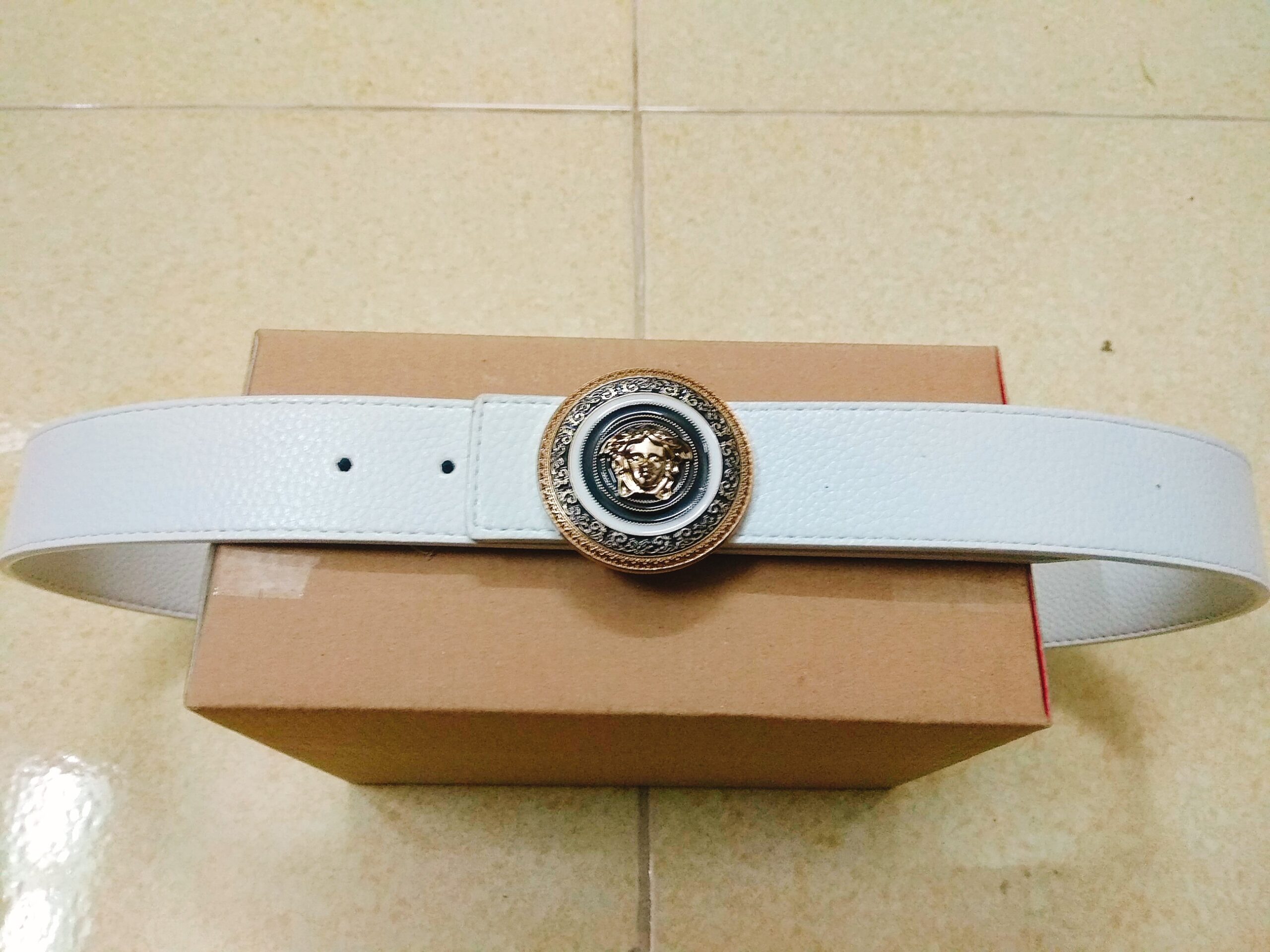Thắt lưng da nam mặt người Z18 - Ảnh 2