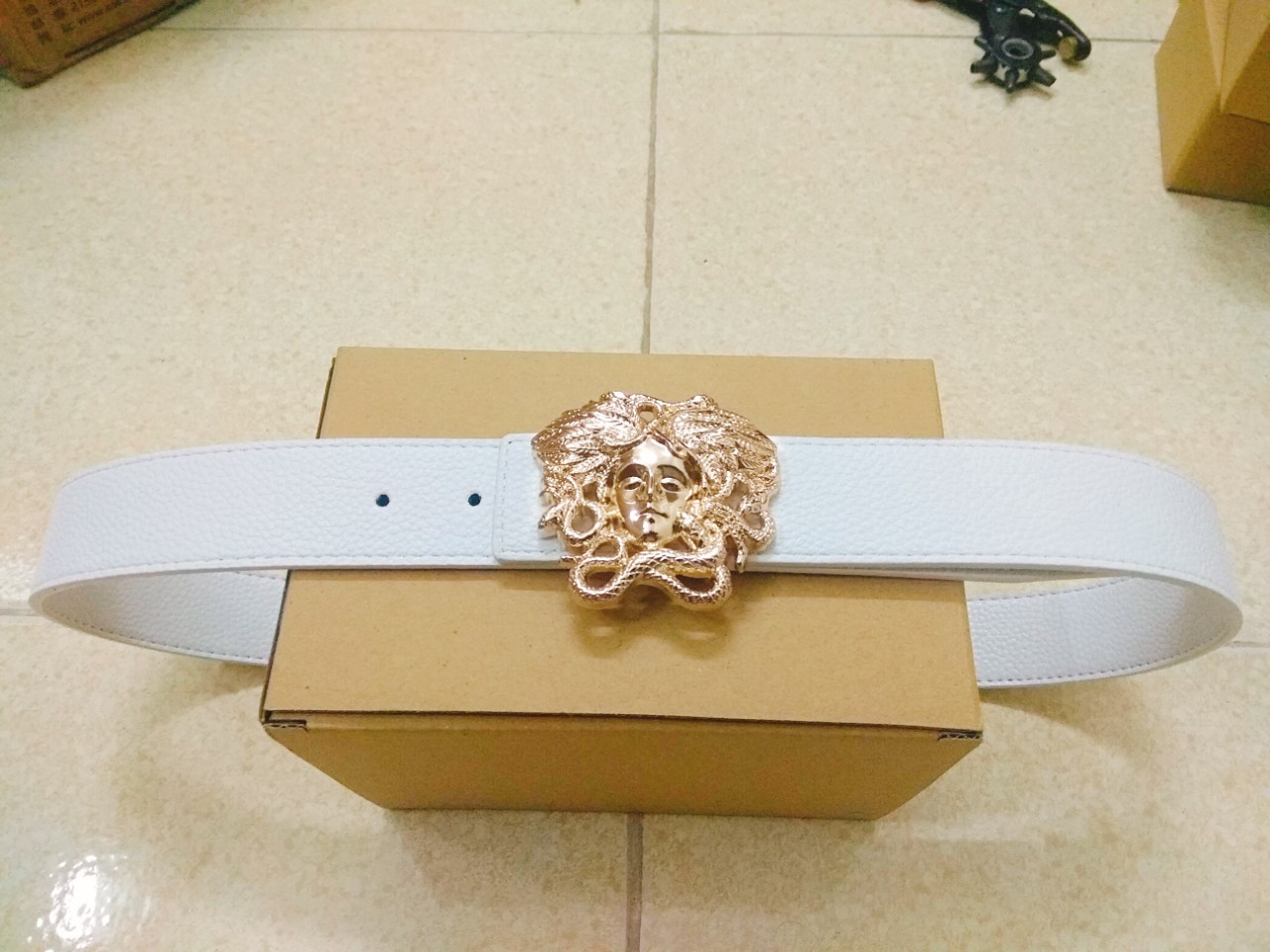 Thắt lưng da nam mặt người Z11