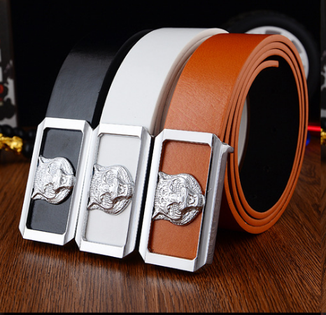 Thắt lưng da nam mặt sói Z40