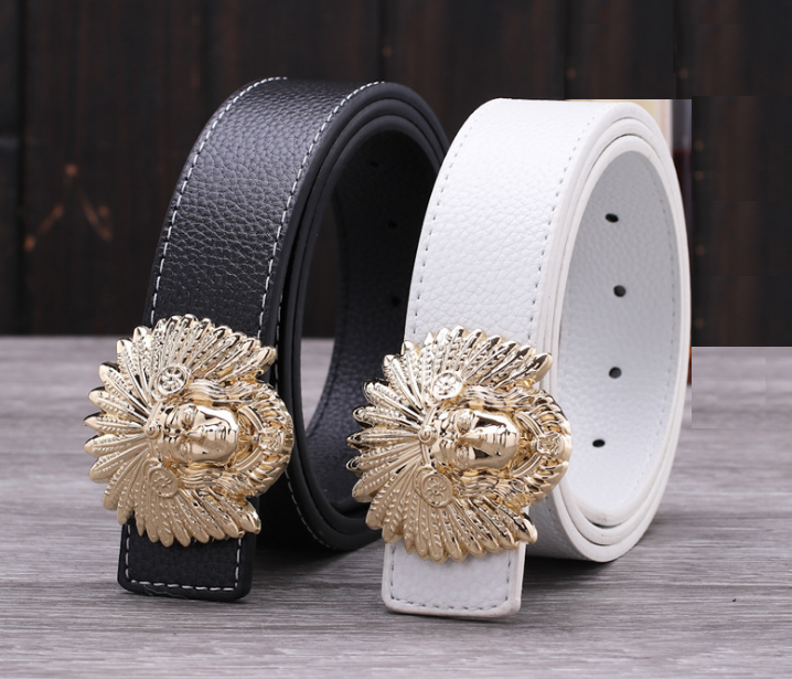 Thắt lưng da nam mặt người Z17