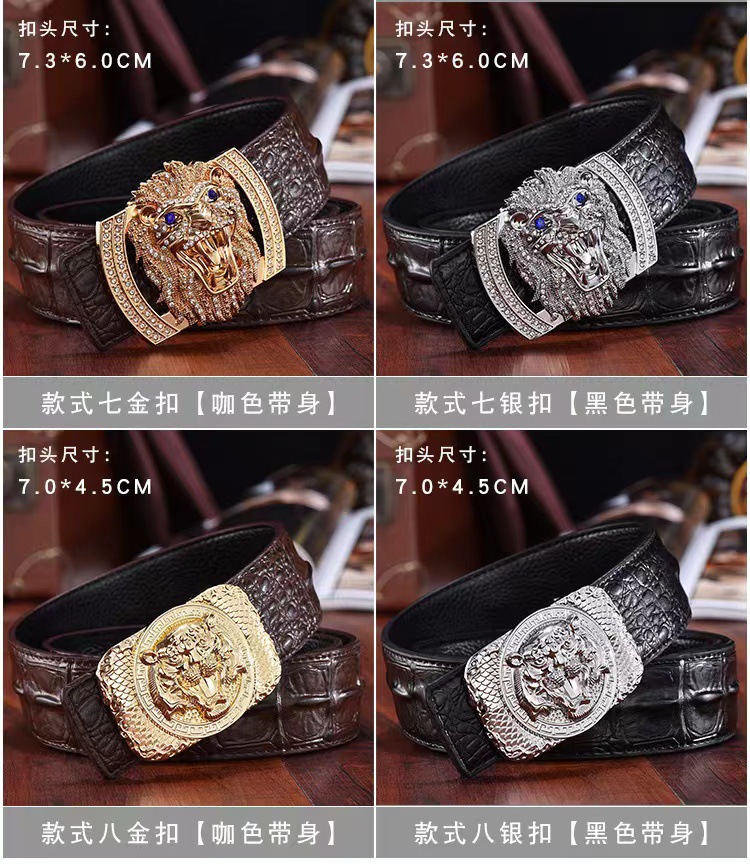 Thắt lưng da nam mặt rồng Z151 - ảnh phụ