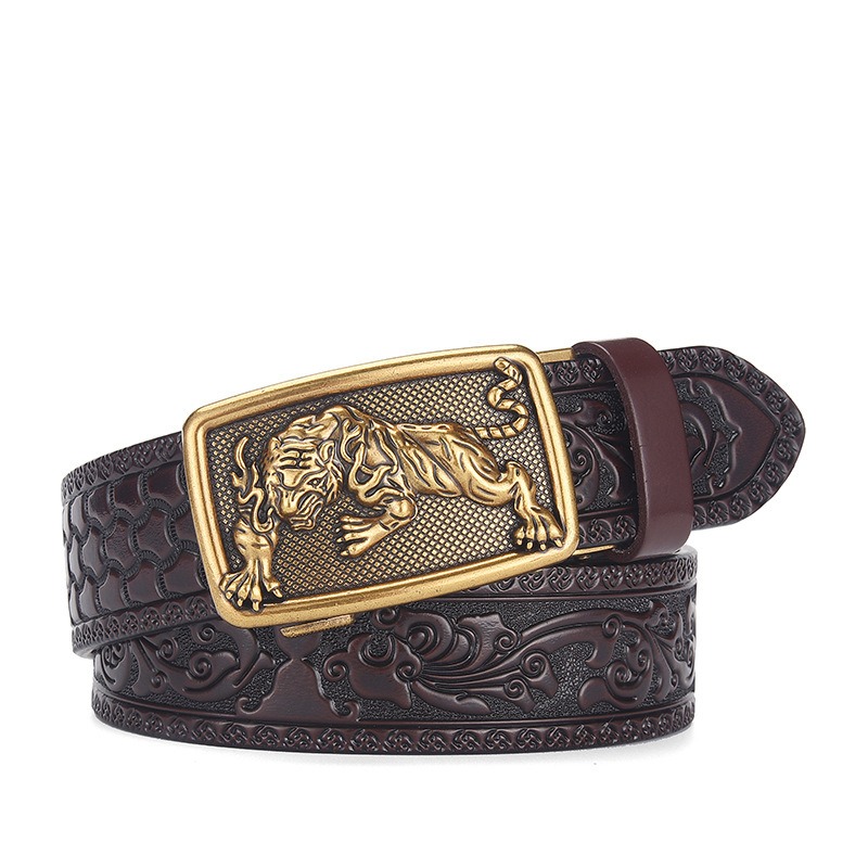 Thắt lưng da nam mãnh hổ Z172 - ảnh chi tiết 5
